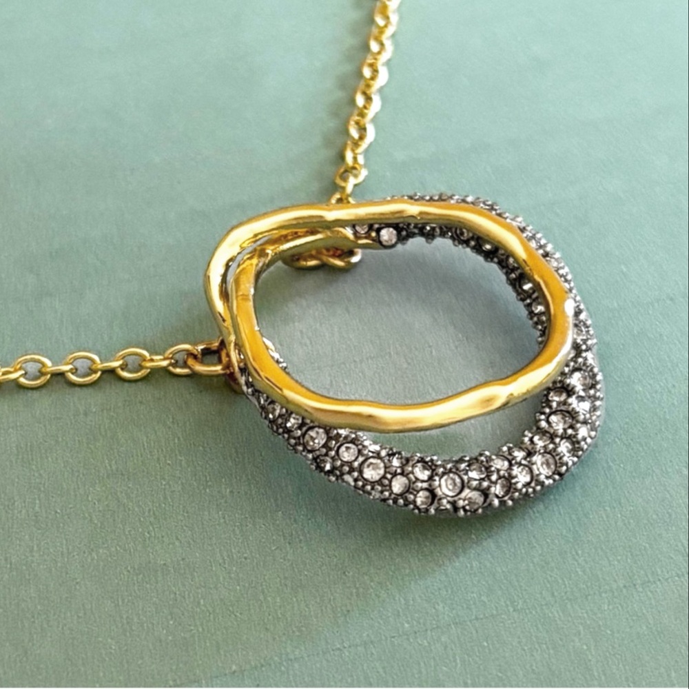 ALEXIS BITTAR • Solanales Gold Crystal Orbit Necklace - Picture 11 of 11